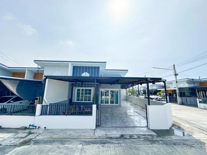 (* ติดจอง) ขายบ้าน ทาวน์เฮ้าส์ชั้นเดียว มือ 2 กรีนพาร์ค วิลเลจ 3 ตำบล สำนักบก อำเภอเมืองชลบุรี ชลบุรี JS-234